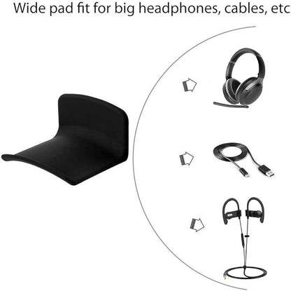 Avantree Neetto HS907 - Headphone Hanger Holder Wall Mount, Headset Hook Under Desk, Universal