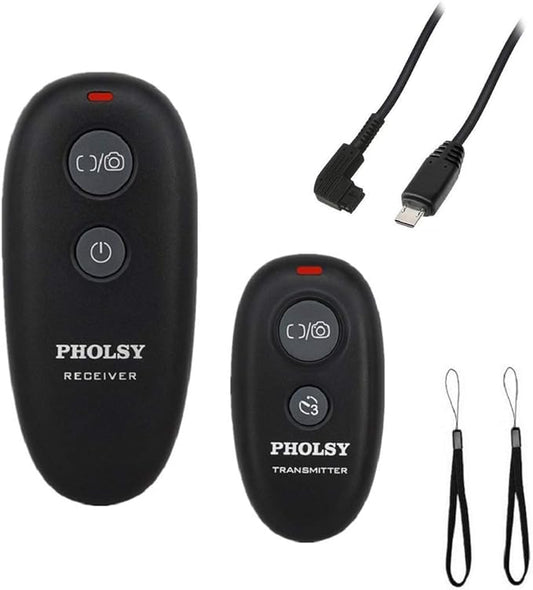 PHOLSY Wireless Shutter Release for Sony Camera Remote Control