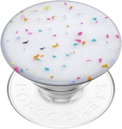 PopSockets Phone Grip with Expanding Kickstand, Adhesive Grip - Regrind White