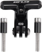 GUB Bike Camera Mount,Aluminium Bicycle Stem Front Camera Holder Mount Universal for GoPro Garmin Xiaomi SJCAM Action Camera (BLACK09)