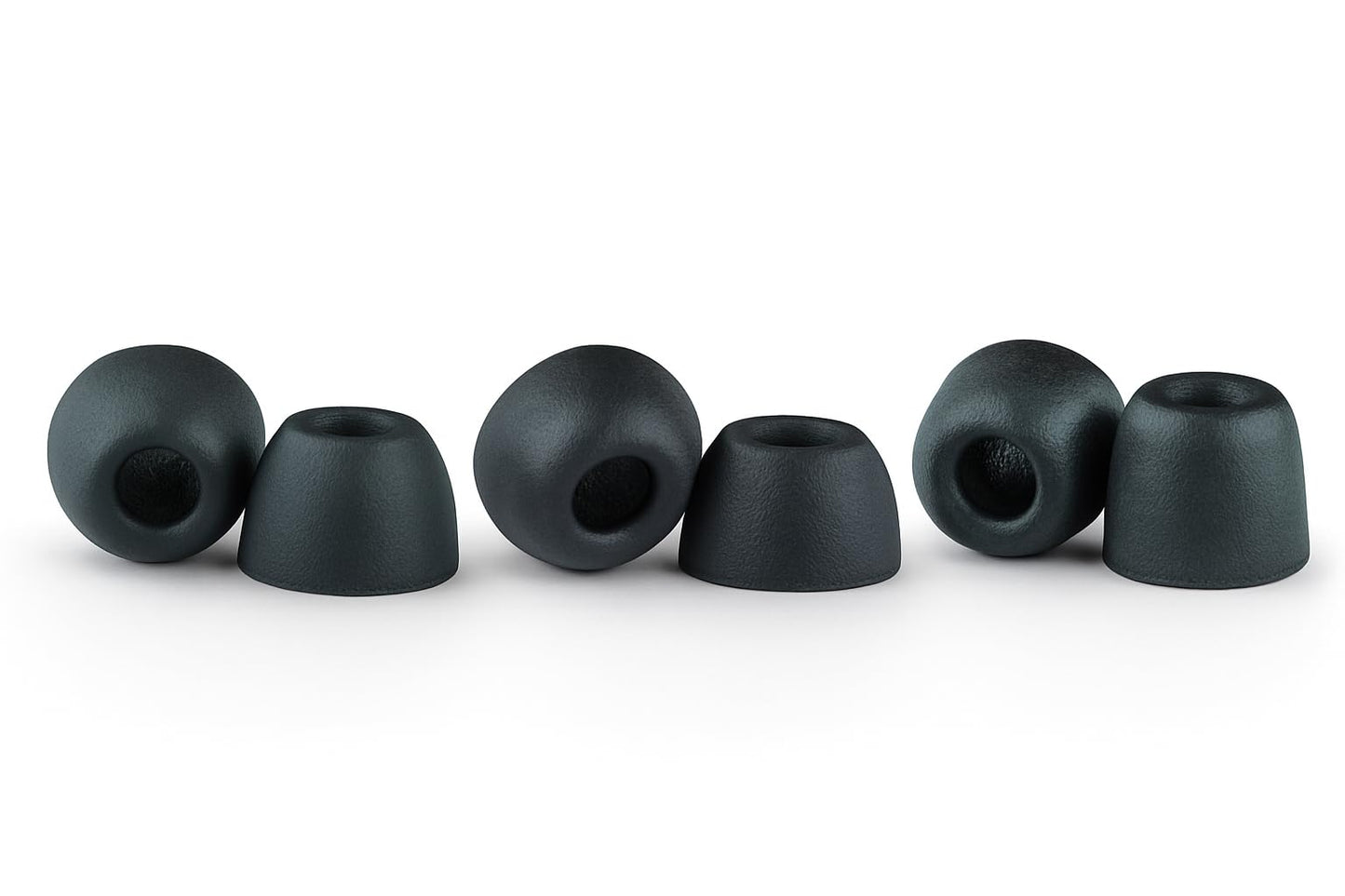 Comply 100 Core Series Memory Foam Replacement IEM Ear Tips, Variety, Black