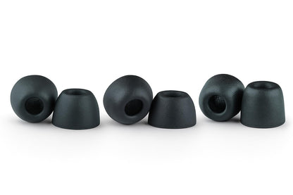 Comply 100 Core Series Memory Foam Replacement IEM Ear Tips, Variety, Black