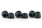 Comply 100 Core Series Memory Foam Replacement IEM Ear Tips, Variety, Black