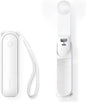 JISULIFE Handheld Mini Fan, 3 IN 1 USB Rechargeable Portable Fan [12-19 Working Hours] with Power Bank, Flashlight, Pocket Design for Travel/Summer/Concerts/Lash, Gifts for Women (White)