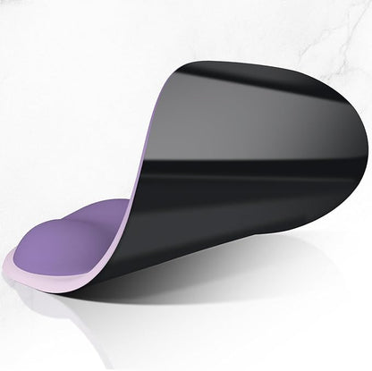 ITNRSIIET Ergonomic Mouse Pad, Cushioned Gel Wrist Rest, Non-Slip Base, Smooth Surface, Cute Multi-Color, 9.5 x 8.2 in, Lavender Fade