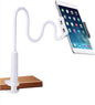 Phone Holder,gooseneck Phone Holder,360° Rotate Support Rod One-Hand Adjustable Cell Phone Holder,for Desk Headboard Nightstand. (White)
