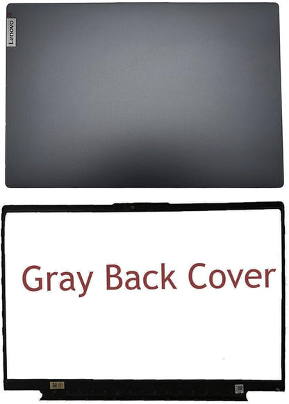 Replacement Laptop LCD Cover Back Rear Top Lid Hinges Front Bezel for Lenovo ideapad 5 15IIL05 15ARE05 15ITL05 15ALC05 5-15IIL05 5-15ARE05 5-15ITL05 5-15ALC05 5CB0X56073 5CB0Z31048 (Gray)