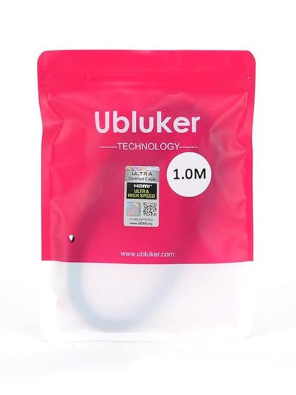 10K 8K 4K HDMI Cable 48Gbps 3.3 FT, Certified Ultra High Speed HDMI® Cable 4K 240Hz 144Hz 120Hz 8K60Hz 0.01ms HDR10+ eARC HDCP2.3 Netflix Roku TV PC Monitor Projector PS5 Xbox