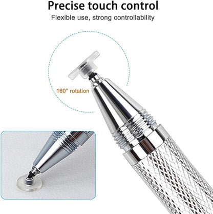 YuCool 20 Pieces Passive Stylus Pen Replacement Disc Tips, Universal Nibs Compatible with Capacitive Touch Screen