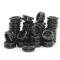 Rubber Grommets for Wiring, 5/8 Inch Drill Hole, 9/16 Inch ID, Firewall Grommets Automotive Cable Cords Hoses Protection, Double-Sided Rubber Plugs for Round Holes, 30 Pcs, 14x16 mm