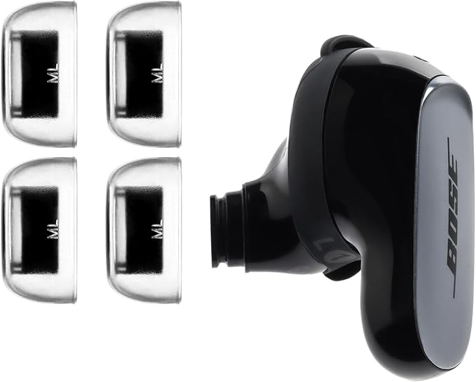 AZLA Crystal Ear Tips for Bose QuietComfort Ultra 2 - Replacement Tips