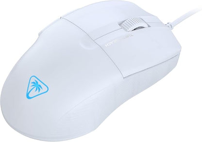 Turtle Beach Pure SEL - Ultra-Light Ergonomic RGB Gaming Mouse, 8K DPI Optical Sensor, Mechanical Switches, Pretension System, Pure PTFE Glides, RGB Illumination – White