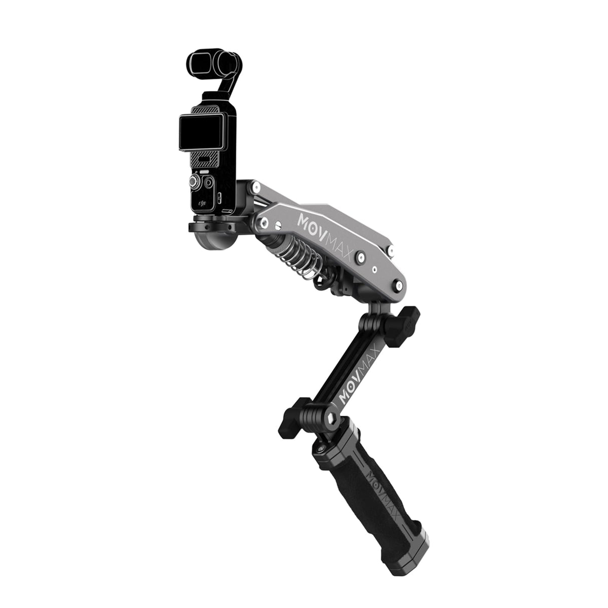 MOVMAX Blade Arm Aluminum Electronic Suction Cup Car Mount for Action Cams