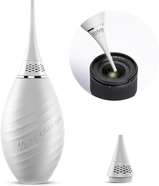 K&F CONCEPT Camera Air Blower, with Long Nozzle/Short Nozzle Switch Design