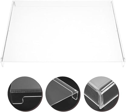 ABOOFAN Anti Cat Keyboard Cover Clear Acrylic Laptop Keyboard Protector Mechanical Dust Cover Computer Monitor Stand Case