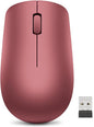 Lenovo 530 Full Size Wireless Computer Mouse for PC, Laptop, Computer with Windows - 2.4 GHz Nano USB Receiver - Ambidextrous Design - 12 Months Battery Life - Cherry Red
