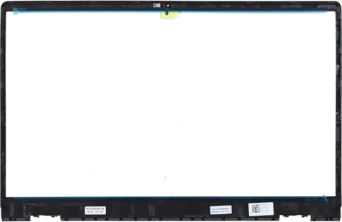 LCD Back Cover Top Case Lid with Front Bezel Frame with Hinges and Shaft Cover Replacement for DELL Inspiron 15 3510 3511 3515 3520 3525 Laptop, 00WPN8 09WC73 0681GY 0VW3NO with Two Adhesive Strips