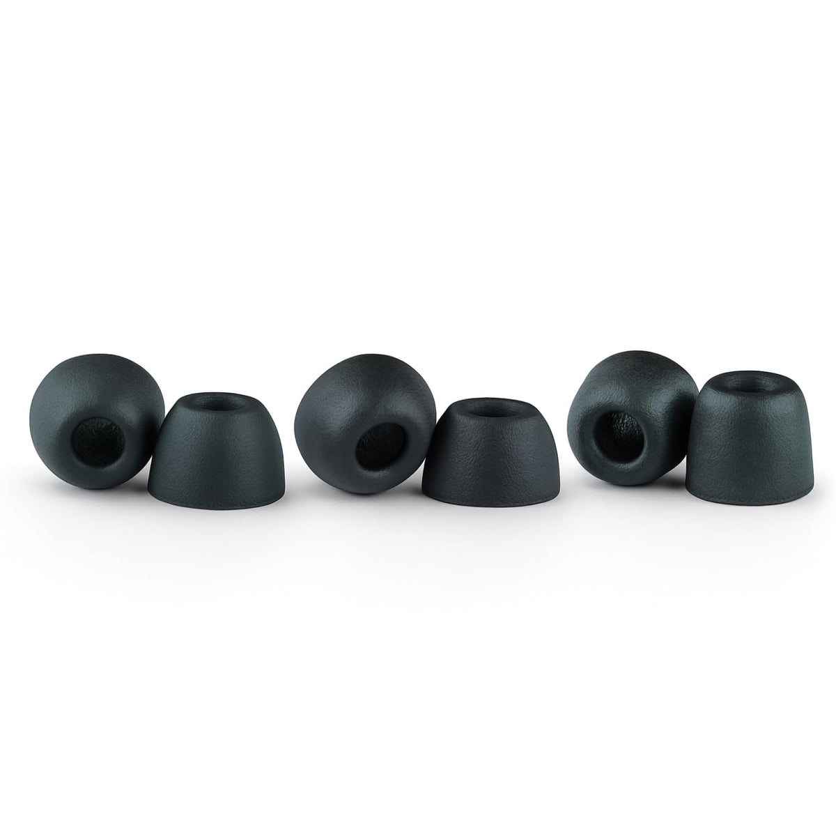 Comply 100 Core Series Memory Foam Replacement IEM Ear Tips, Black, Medium