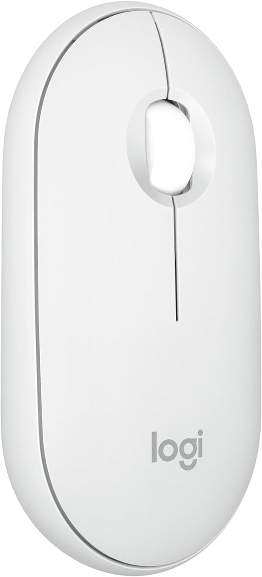 Logitech M350s Pebble 2 Bluetooth Wireless Mouse - Tonal White