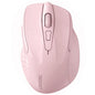 TECKNET Wireless Mouse, BT 5.0/2.4G, Silent 4800 DPI 6 Buttons, Purple