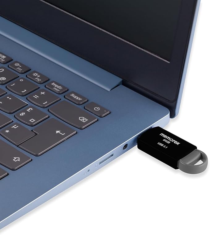 64GB Memorex USB 3.1 Flash Drive – Transfer Speeds Up to 10x Faster Than USB 2.0, Latest USB 3.1 Gen 1 Technology, Lightweight Design, for Daily File Management, Type-A Connector, 6-Pack