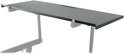 Rockville Z-SHELF Universal Shelf for Z-Stand and X-Stand, 35.4x13.78in Steel Platform, Foam-Padded Edge, Lightweight 7.3 lbs, for Musicians and DJs