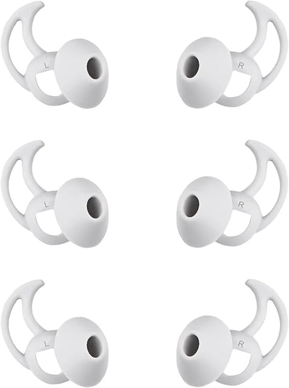 Small Silicone Ear Tips Replacement Earbud Tips Compatible with Bose Quietcomfort and Sport Headphone Eartips Rubber Tips Earbud Cap 3 Pairs