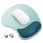 ITNRSIIET Ergonomic Mouse Pad, Cushioned Gel Wrist Rest, Non-Slip Base, Smooth Surface, Cute Multi-Color, 9.5 x 8.2 in, Lavender Fade