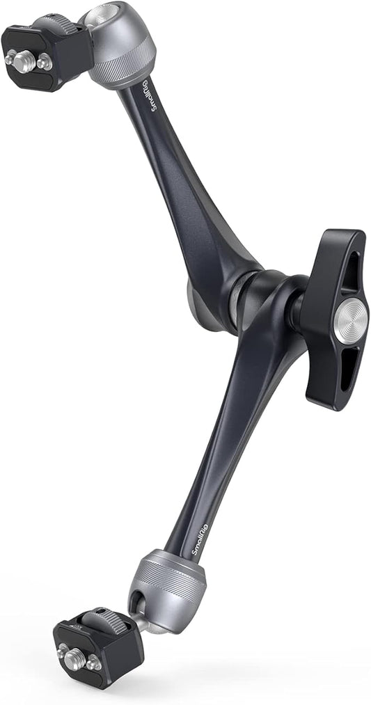 SMALLRIG Rosette Magic Arm 11 Inch with Ball Head, 1/4"-20 Screws, and Anti-Twist Pins, for Cameras/iPads/Monitors/LED Lights/Smartphones/Action Cameras, Max Load Capacity 3kg
