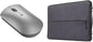 Lenovo 600 Bluetooth Silent Mouse, Blue Optical Sensor, Adjustable DPI, 4 Button & Urban Laptop Sleeve 14 Inch for Laptop/Notebook/Tablet Compatible with MacBook Air/Pro