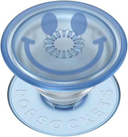 PopSockets Plant-Based Phone Grip with Expanding Kickstand, Adhesive Grip, Eco-Friendly - Happy Blues