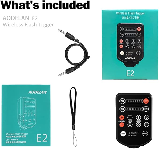 AODELAN Wireless Flash Trigger Transmitter for Profoto A1 B2 B10 D2, for Canon,for Nikon, for Panasonic, for Olympus, for Fuji, for Pentax, for Samsung for Sony Cameras;Replace Profoto Air Remote