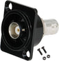 PENGLIN BNC Panel Mount Connector, D-Type BNC Pass-Through Connector, BNC Female to Female Chassis Socket for Surveillance Video Custom Communication