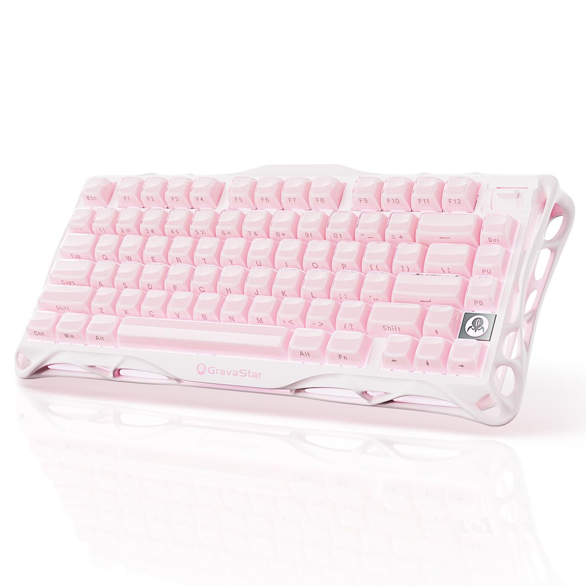 GravaStar Mercury K1 75% Wireless Mechanical Gaming Keyboard RGB Backlit