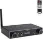 5.3 Bluetooth Audio Amplifier 2-Channel Stereo Hi-Fi Amplifier with Optical/Bluetooth/USB/HDMI/AUX, Dual Microphone Channels for Home Theater/Speakers/TV Sound System