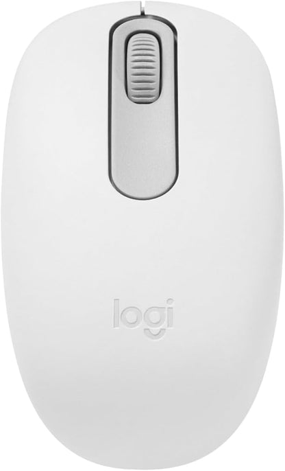 Logitech M196 Bluetooth Wireless Mouse, Compact and Portable Mouse for Laptops, Tablets and More, 12-Month Battery, Smooth Tracking, Compatible with PC and Mac, Windows and macOS - Off White