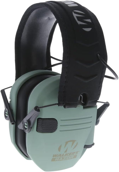 Walker's Razor Slim Ultra Low Profile Compact Design Adjustable Range Shooting Hunting Hearing Protection Electronic Earmuffs