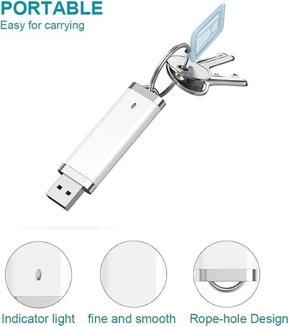 KEXIN 50 Pack 4GB Flash Drive - 4GB USB Pen Drive Memory Stick - 50 Pieces White (4G50PCS)