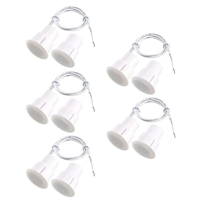 Magnetic Reed Switch RC-36 NC Recessed Wired Window Door Contact Sensor for Home Security and Burglar Alarm Systems 5 Pcs