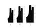 XPPen Artist Drawing Glove 2-Fingers Digital Art Glove for Graphics Drawing Tablet Drawing Glove Right Hand and Left Hand (Size L) Black