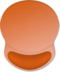 ITNRSIIET Ergonomic Mouse Pad with Comfort Gel Wrist Rest, Non-Slip PU Base, Smooth Textured Surface, Reduces Hand Fatigue & Wrist Pain, 8.7 x 7.2 Inch for Office Gaming Home, Peach Gradient