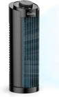 Grelife 13" Electronic Tower Fan with Remote Control, 3 Speed & 3 Modes, 90° Oscillation, LED Display, 7.5H Timer, Quiet Bladeless Cooling – Portable Space-Saving for Bedroom Office, Home