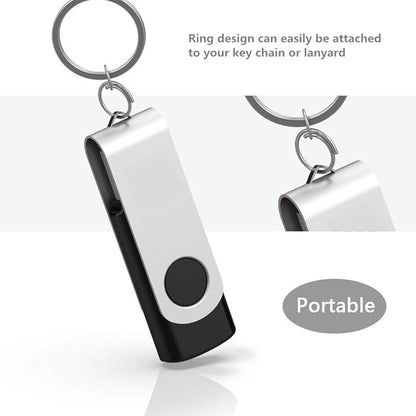 Aiibe 64GB Flash Drive 10 Pack 64GB USB Flash Drives Bulk USB Drive Thumb Drive 64 GB USB 2.0 Memory Sticks Pen Drives Jump Drive (Black)