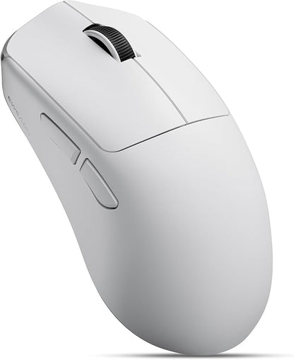 EWEADN X23Pro Wireless Gaming Mouse, 2.4G/BT5.0/USB-C Esports Gaming Mouse, 49g Lightweight Mouse Gaming, 12000 DPI Wireless Mouse with 6 Programmable Buttons,for Laptop/PC/Mac, White