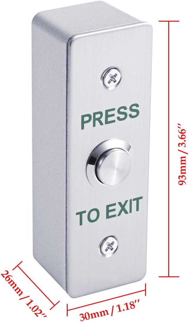 Door Access Control System Outswinging 600lbs Magnetic Lock Kit Build-in Alarm Beeper with Remote Controller Exit Button