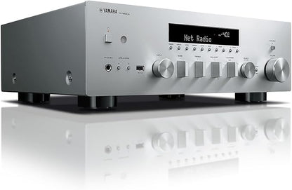 R-N600A Network Receiver with Streaming, Phono and Built-in DAC, Silver