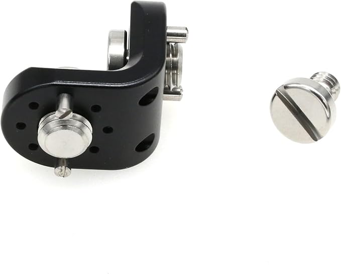 L Shaped Angle Bracket 3/8"-16 1/4" Corner Brace Joint Mounting Extension Adapter for Teradek Wireless System ARRI Sony RED Camera Monitor Focus Motor
