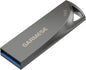 64GB USB 3.0 Flash Drive, Waterproof Metal USB Memory Stick, Slim Thumb Drive Portable Pen Drive with Keychain Hole Stylish Jump Drive for PC Computer Car - Gray