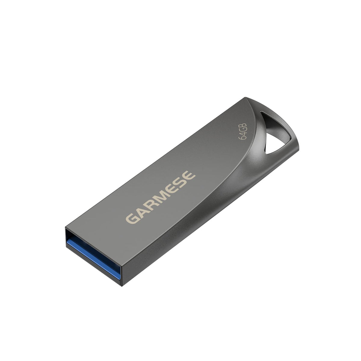 GARMESE 32GB USB 3.0 Flash Drive, 5PCS Metal Thumb Drive with Keychain Hole