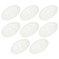 PATIKIL Desk Grommet 1-9/16", 8 Pcs Round Cable Grommet Cord Hole Cover with Adhesive Tape Flexible Table Wire Organizer for Office Home Table Countertop, Black